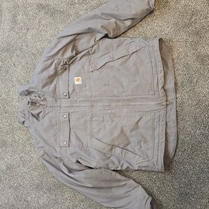 Carhartt Mens Flame Resistant Full Swing Quick Duck Coat Jacket Builtwork Sz L